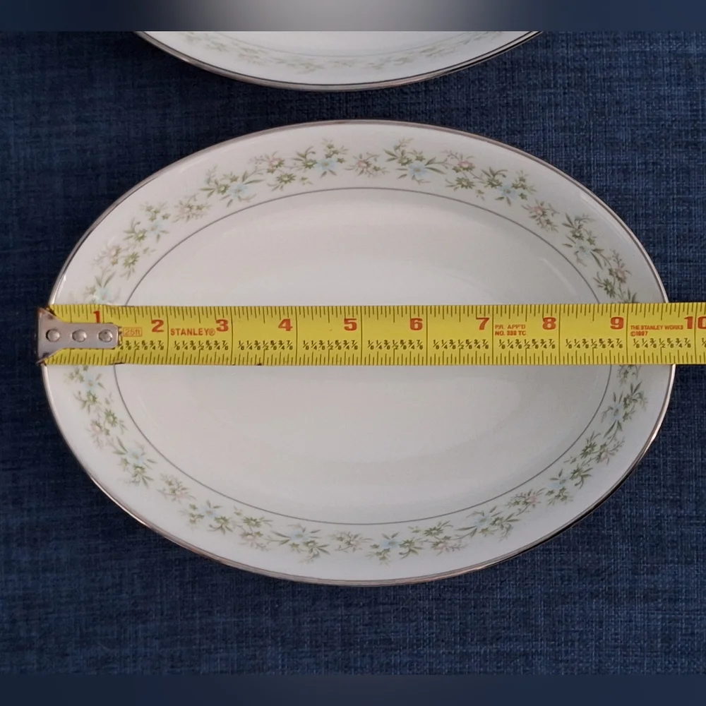 NORITAKE, Savannah Platinum Rim |  Serving Platters & Bowls and Sugar Bo…